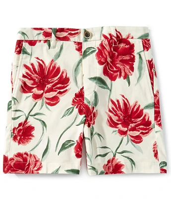 Murano Big Boys 8-20 Rose Print Side Seam Pocket Shorts