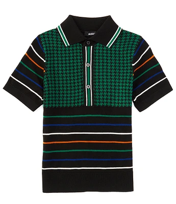 Murano Big Boys 8-20 Short Sleeve Striped Polo