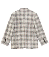 Murano Big Boys 8-20 Slim Glen Plaid Blazer