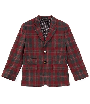 Murano Big Boys 8-20 Slim Plaid Blazer