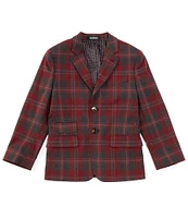 Murano Big Boys 8-20 Slim Plaid Blazer