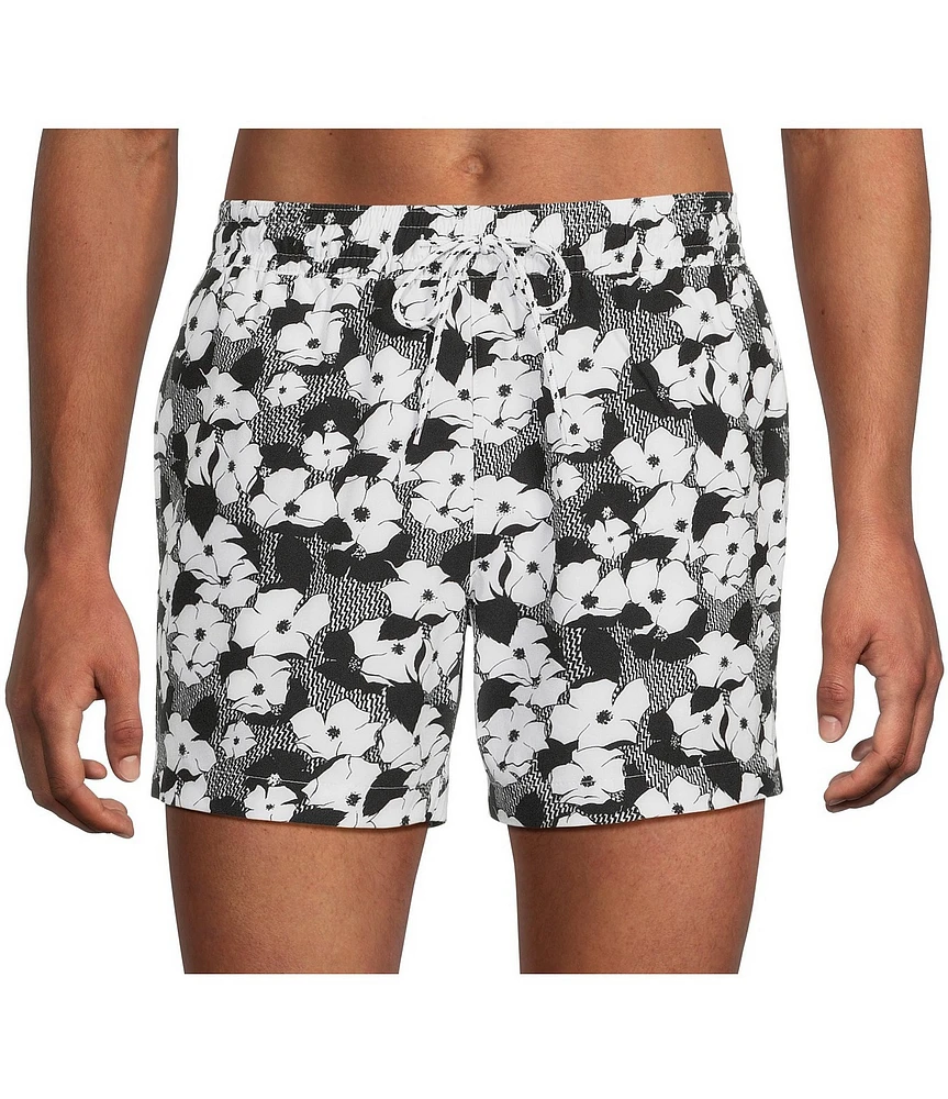 Murano Black White 5#double; Cabana Swim Trunks