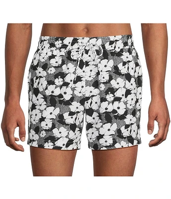 Murano Black White 5#double; Cabana Swim Trunks