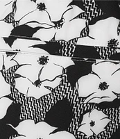 Murano Black White 5#double; Cabana Swim Trunks