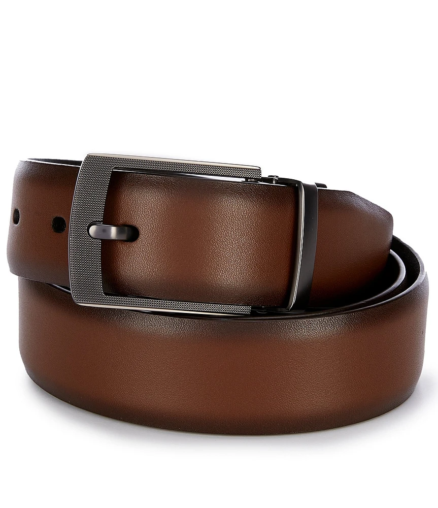 Murano Cabernet Reversible Leather Belt