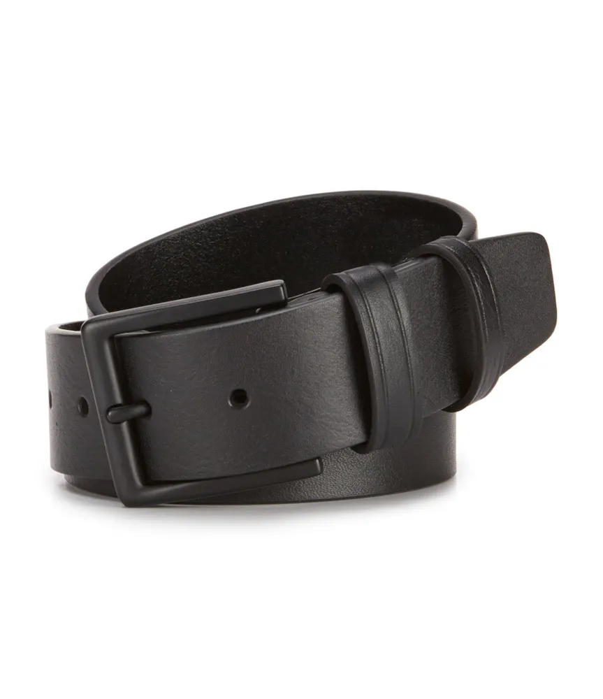 Murano Casual Black Leather Belt