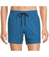 Murano Circle Geo Mini 5#double; Inseam Swim Trunks