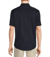 Murano Classic Fit Dobby Dot Short Sleeve Woven Shirt