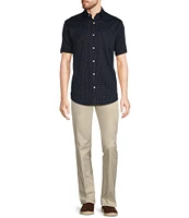 Murano Classic Fit Dobby Dot Short Sleeve Woven Shirt