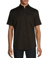 Murano Classic Fit Dot Dobby Short-Sleeve Woven Shirt