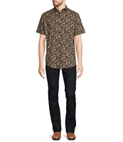 Murano Classic Fit Floral Print Short Sleeve Woven Shirt