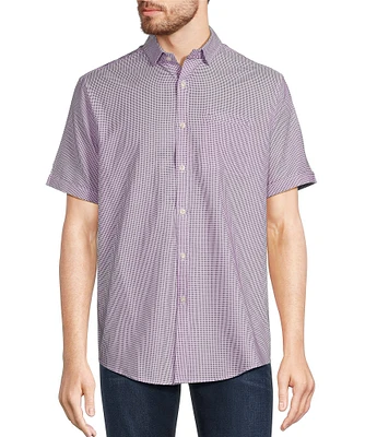 Murano Classic-Fit Small Square Dobby Short Sleeve Woven Shirt