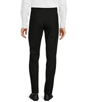 Murano Collezione Alex Slim Fit Performance Bi-Stretch Solid Suit Separates Flat Front Dress Pants