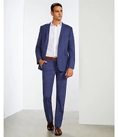 Murano Collezione Alex Slim Fit Performance Bi-Stretch Solid Suit Separates Flat Front Dress Pants