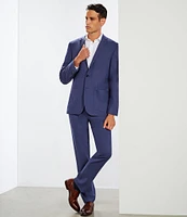 Murano Collezione Alex Slim Fit Performance Bi-Stretch Solid Suit Separates Flat Front Dress Pants