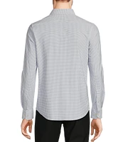 Murano Collezione Canclini Slim Fit Chevron Techno Long Sleeve Woven Shirt