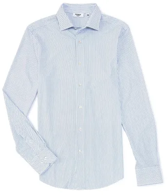 Murano Collezione Canclini Slim-Fit Dash Stripe Long-Sleeve Techno Woven Shirt