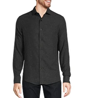 Murano Collezione Canclini Slim Fit Flannel Long Sleeve Woven Shirt