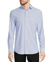 Murano Collezione Canclini Slim-Fit Herringbone Long-Sleeve Techno Woven Shirt