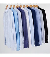 Murano Collezione Canclini Slim-Fit Herringbone Long-Sleeve Techno Woven Shirt