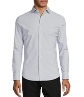 Murano Collezione Canclini Slim-Fit Herringbone Long-Sleeve Techno Woven Shirt