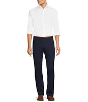 Murano Collezione Evan Extra Slim-Fit Performance Bi-Stretch Suit Separates Wool Blend Flat-Front Dress Pants