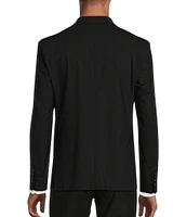 Murano Collezione Slim Fit Performance Bi-Stretch Double Breasted Wool Suit Blazer