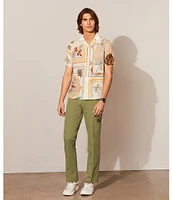 Murano Crocodile World Collection Alex Pintuck Seersucker Dress Pants