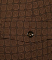 Murano Crocodile World Collection Jacquard Gurkha 6.5#double; Inseam Shorts
