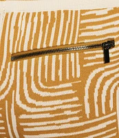 Murano Crocodile World Collection Line Jacquard 8#double; Inseam Shorts
