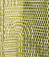 Murano Crocodile World Collection Open Weave Line Print Camp Collar Woven Shirt