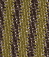 Murano Crocodile World Collection Open Weave Stripe Sleeveless Tank