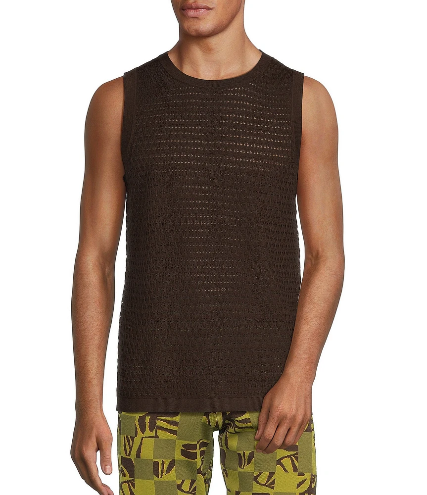 Murano Crocodile World Collection Open Weave Tank