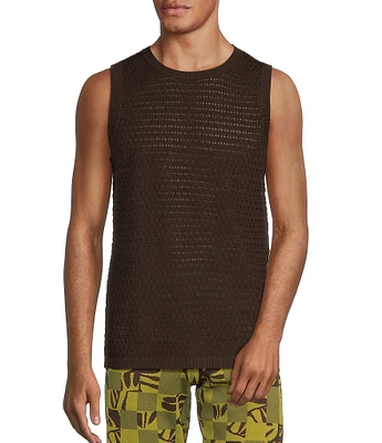 Murano Crocodile World Collection Open Weave Tank
