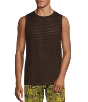 Murano Crocodile World Collection Open Weave Tank