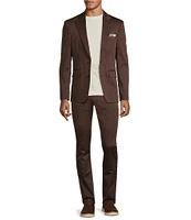 Murano Crocodile World Collection Slim Fit Sateen Suit Separates Blazer