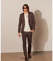 Murano Crocodile World Collection Slim Fit Sateen Suit Separates Blazer