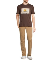 Murano Crocodile World Collection Slim Fit Velour Patch Short Sleeve T-Shirt