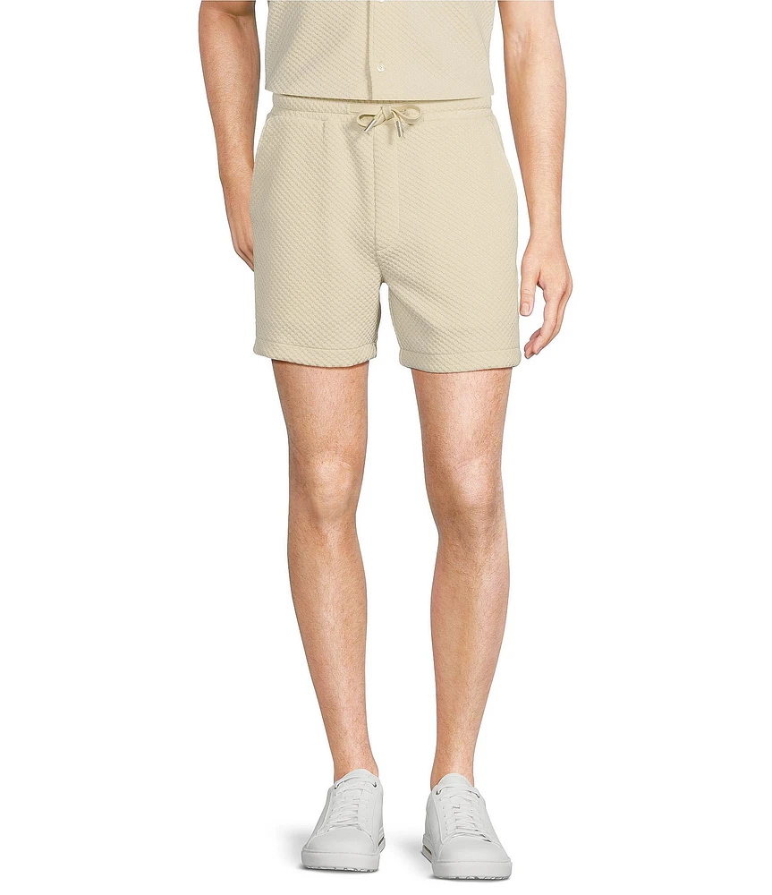 Murano Elastic Textured 5.5#double; Inseam Shorts