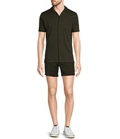 Murano Flat Front Performance 5.5#double; Inseam Shorts