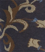 Murano Floral Pattern Crew Length Socks