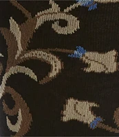 Murano Floral Pattern Crew Length Socks