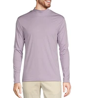 Murano Inflorescence Collection Slim Fit Long Sleeve Mock Neck T-Shirt