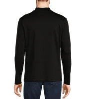 Murano Inflorescence Collection Slim Fit Long Sleeve Mock Neck T-Shirt