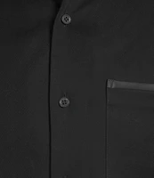 Murano Interdimensional Collection Slim Fit Heat Seal Short Sleeve Convertible Camp Shirt