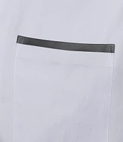 Murano Interdimensional Collection Slim Fit Heat Seal Short Sleeve Convertible Camp Shirt