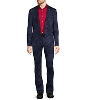 Murano Jewels of Jaipur Collection Slim Fit Palm Print Suit Separates Blazer