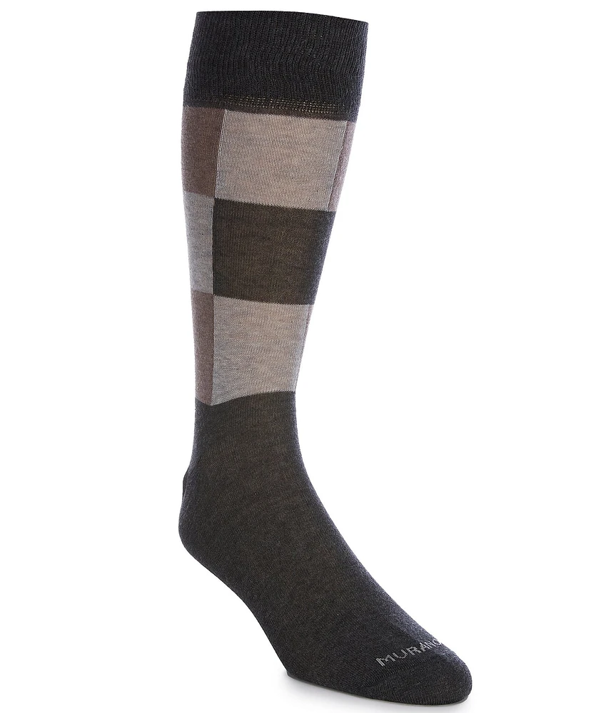 Murano Large Color Block Crew Socks