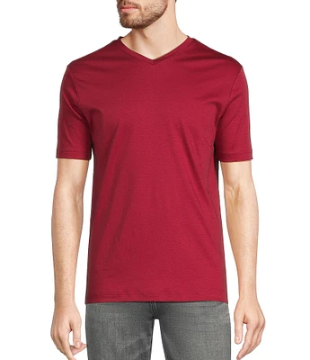 Murano Liquid Luxury Classic Fit Short Sleeve V-Neck T-Shirt