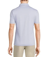 Murano Liquid Luxury Classic Fit Solid Coat Front Short Sleeve Woven Shirt